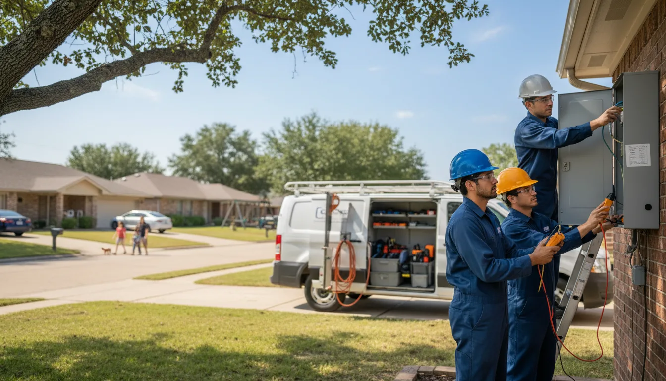 Certified electrician providing emergency electrical services in Emeigh, PA